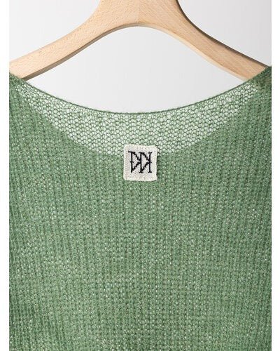 【YENN 2026 PRE - FALL COLECTION】SHEER MOHAIR KNIT PO - Champdelarose