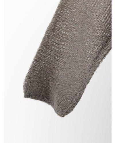 【YENN 2026 PRE - FALL COLECTION】SHEER MOHAIR KNIT PO - Champdelarose