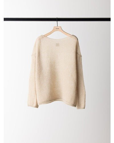 【YENN 2026 PRE - FALL COLECTION】SHEER MOHAIR KNIT PO - Champdelarose