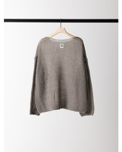 【YENN 2026 PRE - FALL COLECTION】SHEER MOHAIR KNIT PO - Champdelarose