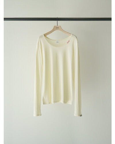 【YENN 2026 PRE - FALL COLECTION】U - NECK LONG TEE - Champdelarose