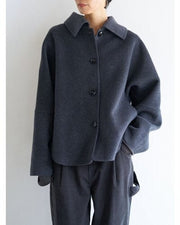 【YENN 2026 PRE - FALL COLECTION】W FACE COLLARED JK - Champdelarose