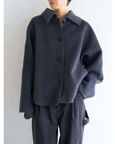 【YENN 2026 PRE - FALL COLECTION】W FACE COLLARED JK - Champdelarose