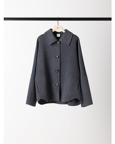 【YENN 2026 PRE - FALL COLECTION】W FACE COLLARED JK - Champdelarose
