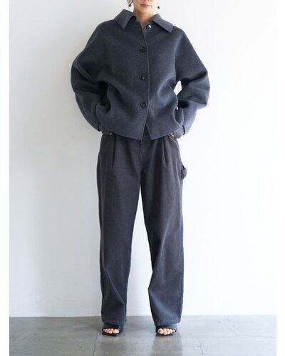 【YENN 2026 PRE - FALL COLECTION】W FACE COLLARED JK - Champdelarose