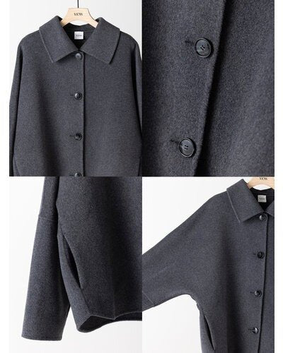 【YENN 2026 PRE - FALL COLECTION】W FACE COLLARED JK - Champdelarose