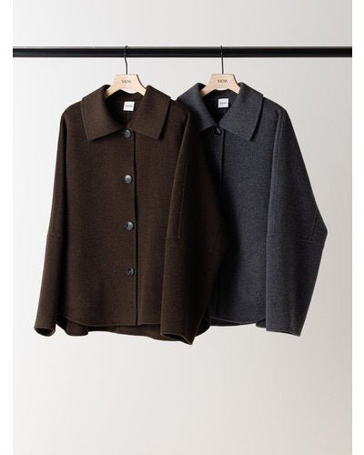 【YENN 2026 PRE - FALL COLECTION】W FACE COLLARED JK - Champdelarose