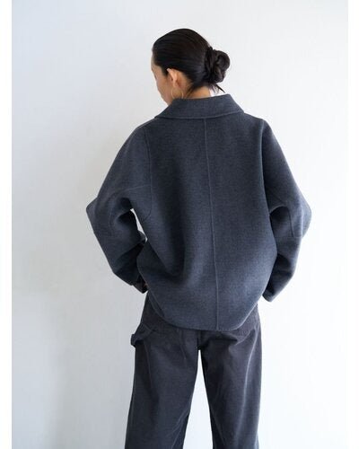 【YENN 2026 PRE - FALL COLECTION】W FACE COLLARED JK - Champdelarose