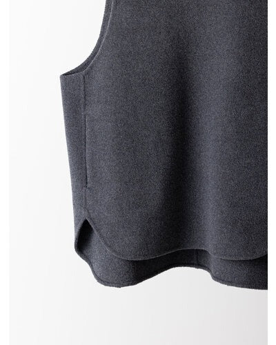 【YENN 2026 PRE - FALL COLECTION】W FACE OVER VEST - Champdelarose