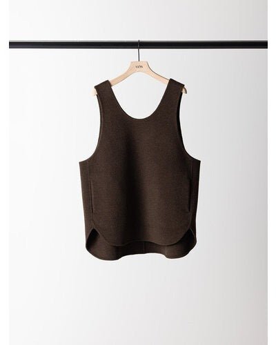 【YENN 2026 PRE - FALL COLECTION】W FACE OVER VEST - Champdelarose