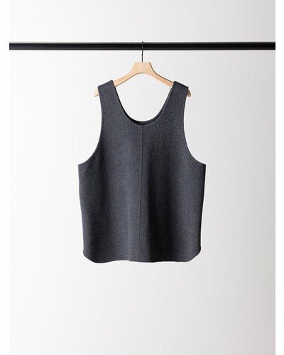 【YENN 2026 PRE - FALL COLECTION】W FACE OVER VEST - Champdelarose