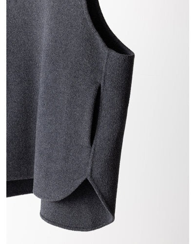 【YENN 2026 PRE - FALL COLECTION】W FACE OVER VEST - Champdelarose