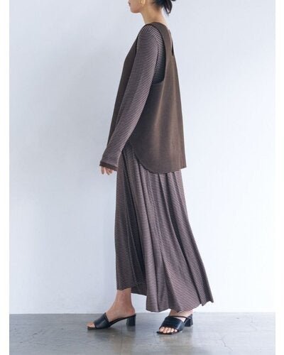 【YENN 2026 PRE - FALL COLECTION】W FACE OVER VEST - Champdelarose