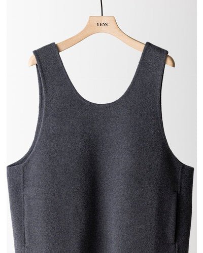 【YENN 2026 PRE - FALL COLECTION】W FACE OVER VEST - Champdelarose