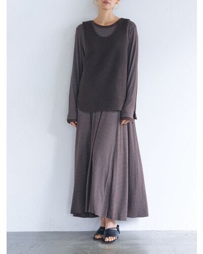 【YENN 2026 PRE - FALL COLECTION】W FACE OVER VEST - Champdelarose