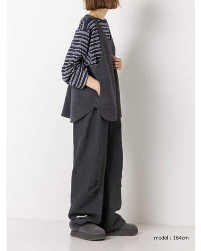 【YENN 2026 PRE - FALL COLECTION】W FACE OVER VEST - Champdelarose