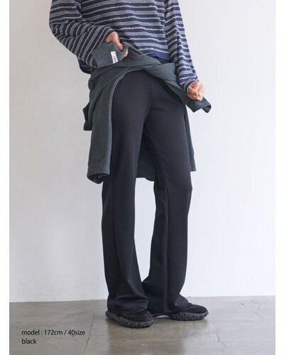 【YENN 2026 PRE - FALL COLECTION】W JERSEY FLARE PT - Champdelarose