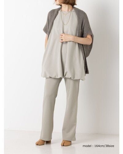 【YENN 2026 PRE - FALL COLECTION】W JERSEY FLARE PT - Champdelarose