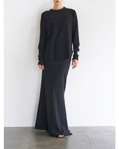 【YENN 2026 PRE - FALL COLECTION】W JERSEY MAXI SK - Champdelarose