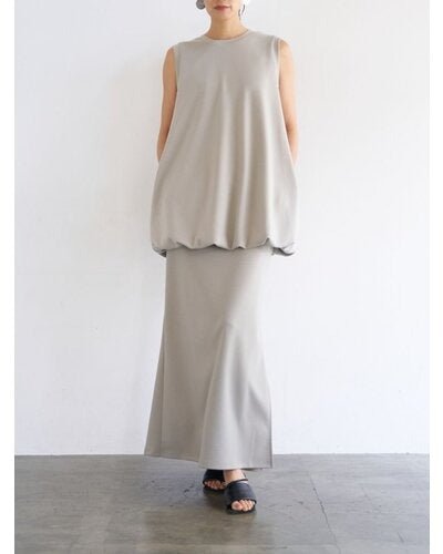 【YENN 2026 PRE - FALL COLECTION】W JERSEY MAXI SK - Champdelarose