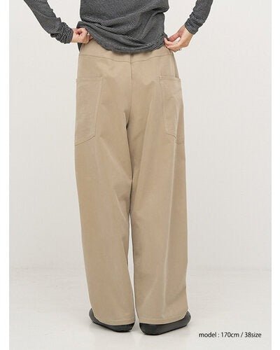 【YENN 2026 PRE - FALL COLECTION】WASHED BIG PK PT - Champdelarose