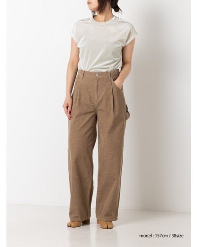 【YENN 2026 PRE - FALL COLECTION】WASHED CORDUROY PT - Champdelarose