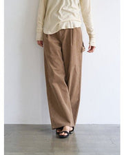 【YENN 2026 PRE - FALL COLECTION】WASHED CORDUROY PT - Champdelarose