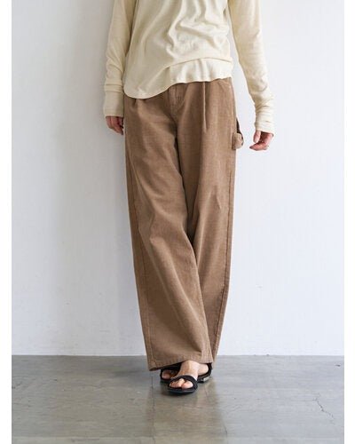 【YENN 2026 PRE - FALL COLECTION】WASHED CORDUROY PT - Champdelarose