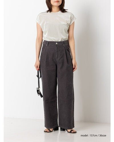 【YENN 2026 PRE - FALL COLECTION】WASHED CORDUROY PT - Champdelarose