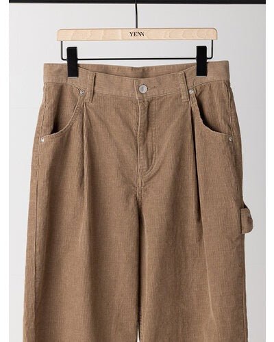 【YENN 2026 PRE - FALL COLECTION】WASHED CORDUROY PT - Champdelarose