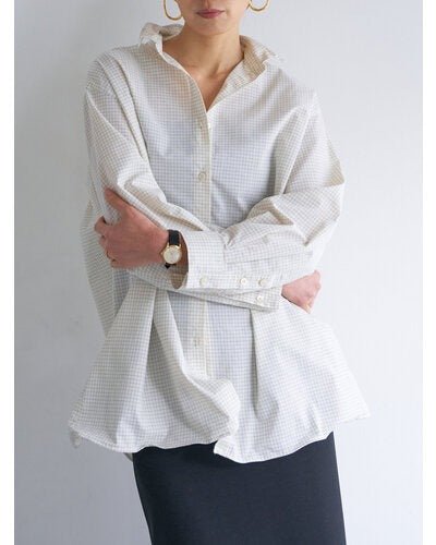 【YENN 2026 PRE - FALL COLECTION】WIRED OVER SHIRT - Champdelarose
