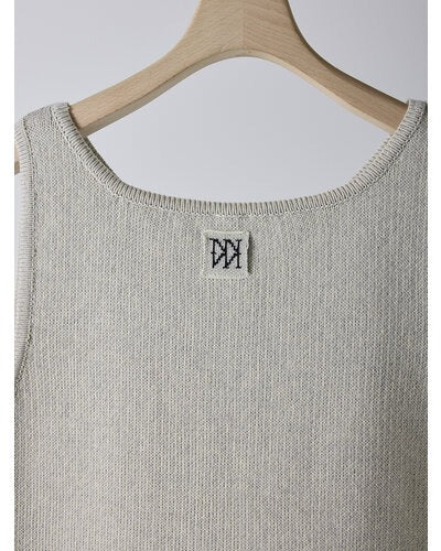 【YENN 2026 SPRING】 BOAT NECK KNIT VEST - Champdelarose