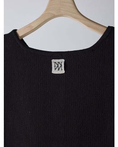 【YENN 2026 SPRING】 BOAT NECK KNIT VEST - Champdelarose