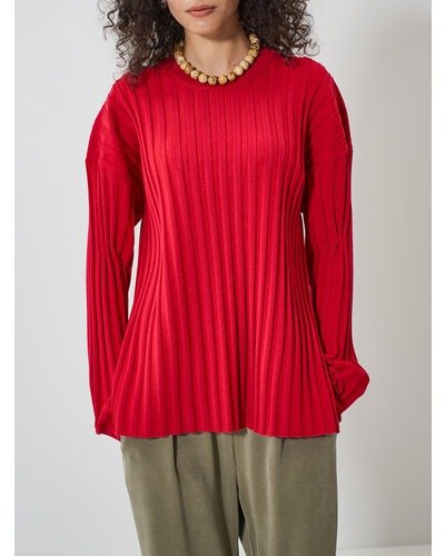 【YENN 2026 SPRING】 RIB KNIT LONG TEE - Champdelarose