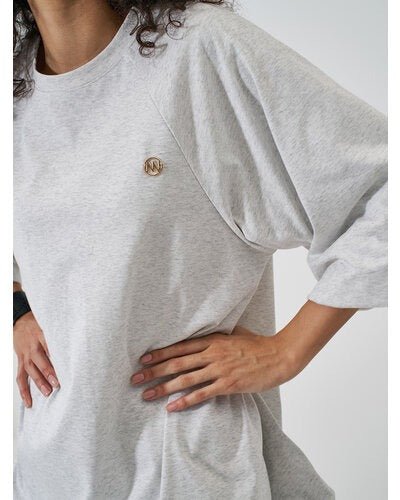 【YENN 2026 SPRING】3/4 SLEEVE BALLOON T - Champdelarose