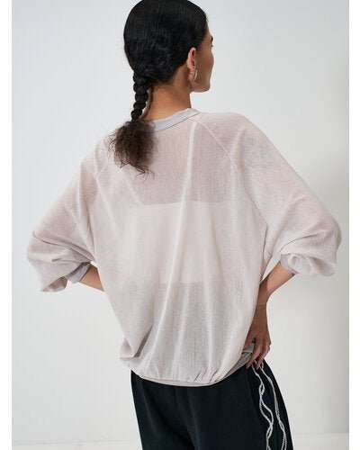 【YENN 2026 SPRING】COTTON TULLE WIDE PO - Champdelarose