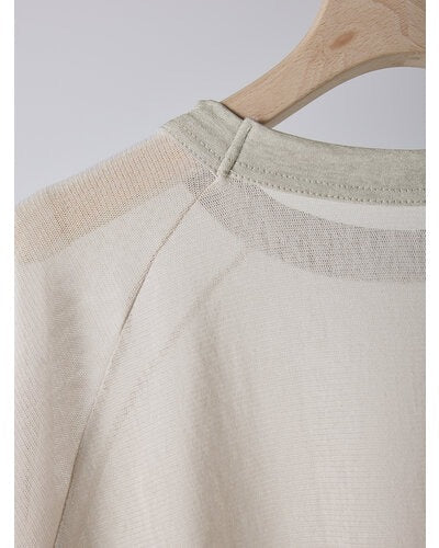 【YENN 2026 SPRING】COTTON TULLE WIDE PO - Champdelarose