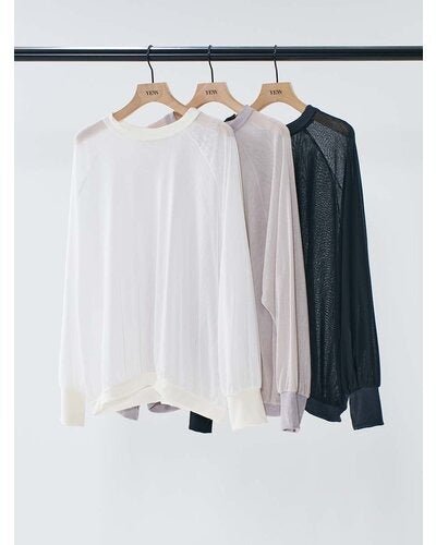 【YENN 2026 SPRING】COTTON TULLE WIDE PO - Champdelarose
