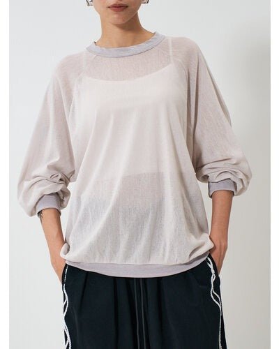 【YENN 2026 SPRING】COTTON TULLE WIDE PO - Champdelarose