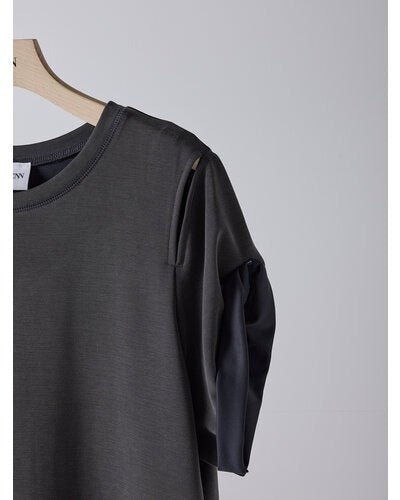 【YENN 2026 SPRING】EYELETS TEE DRESS - Champdelarose