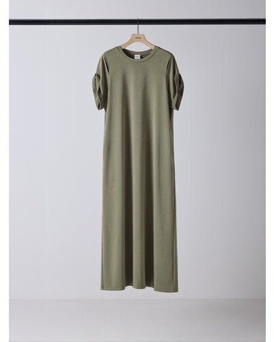 【YENN 2026 SPRING】EYELETS TEE DRESS - Champdelarose