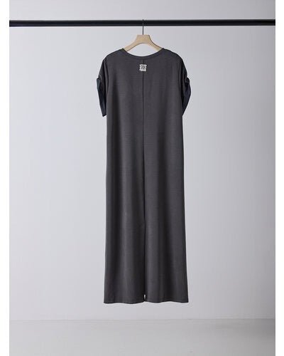 【YENN 2026 SPRING】EYELETS TEE DRESS - Champdelarose