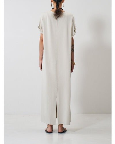 【YENN 2026 SPRING】EYELETS TEE DRESS - Champdelarose