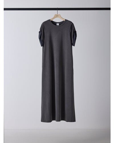 【YENN 2026 SPRING】EYELETS TEE DRESS - Champdelarose