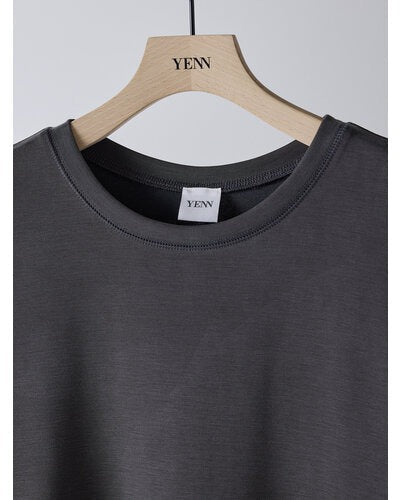 【YENN 2026 SPRING】EYELETS TEE DRESS - Champdelarose