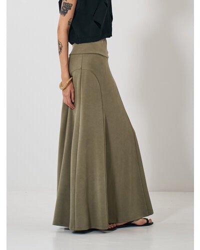 【YENN 2026 SPRING】FIBRIL JERSEY SKIRT - Champdelarose