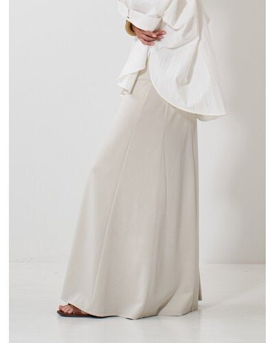 【YENN 2026 SPRING】FIBRIL JERSEY SKIRT - Champdelarose