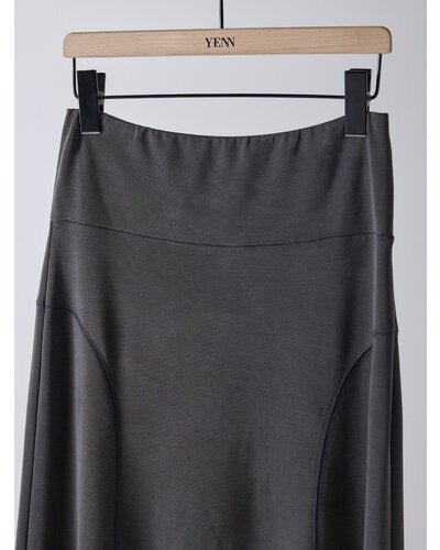 【YENN 2026 SPRING】FIBRIL JERSEY SKIRT - Champdelarose