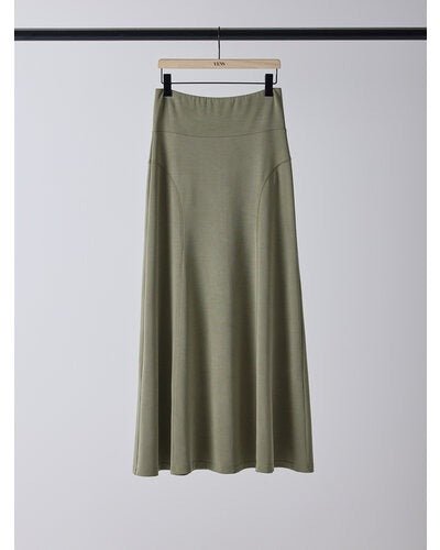 【YENN 2026 SPRING】FIBRIL JERSEY SKIRT - Champdelarose