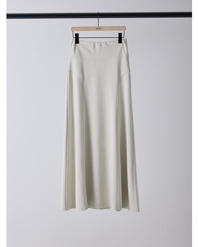【YENN 2026 SPRING】FIBRIL JERSEY SKIRT - Champdelarose